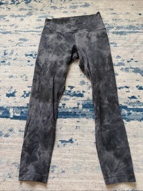 lululemon athletica Gray Tie-Dye High-Rise Jeggings